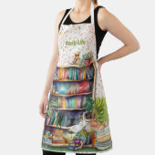 書籍と猫好きハイゲ誕生日退職 エプロン (インサイチュ)