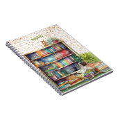 書籍と猫好きハイゲ誕生日退職 ノートブック (右側)