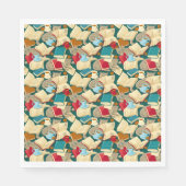 書籍と猫 スタンダードランチョンナプキン (正面)