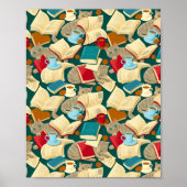 書籍と猫 ポスター (正面)