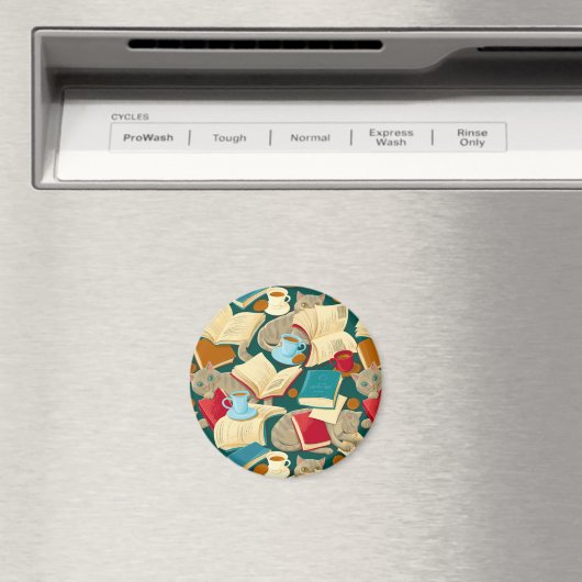 書籍と猫 マグネット (インサイチュ (食洗機))