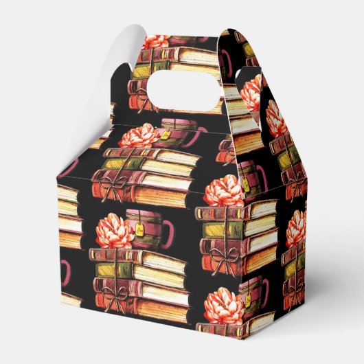 書籍と紅茶ブラック フェイバーボックス (正面サイド)