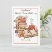 書籍と花の本の打ち上げ 招待状 (スタンド正面)