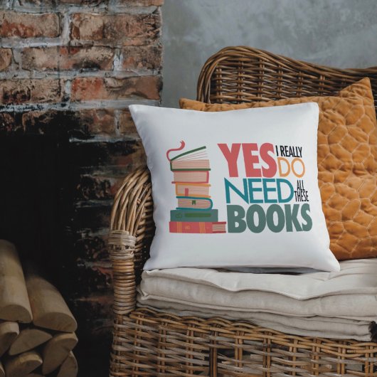 書籍と読愛装飾用クッション クッション