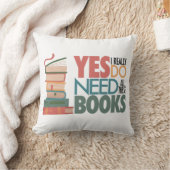 書籍と読愛装飾用クッション クッション (ブランケット)