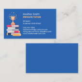 書籍とTHROPHY私立家庭教師の名刺 名刺 (正面/裏面)