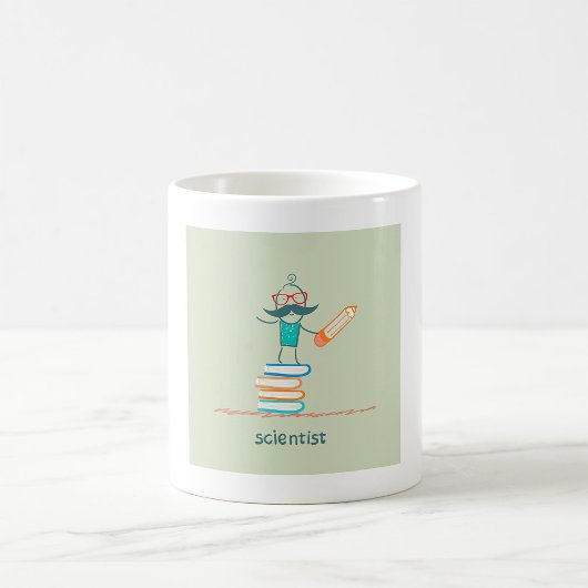 書籍に精通している科学者 コーヒーマグカップ
