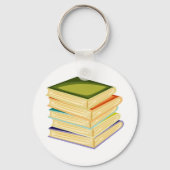 書籍のスタックBook Lover Art読 and's キーホルダー (裏面)