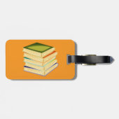 書籍のスタックBook Lover Art読 and's ラゲッジタグ (裏面横)