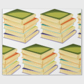 書籍のスタックBook Lover Art読 and's ラッピングペーパー (フラット)