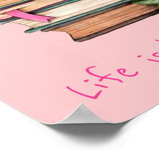 書籍のスローガン教室または図書館の子供の部屋のポスト ポスター (角)