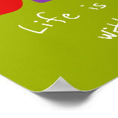 書籍のスローガン教室または図書館の子供の部屋 ポスター (角)