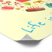 書籍のスローガン教室または図書館の子供の部屋 ポスター (角)