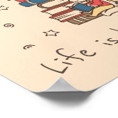 書籍のスローガン教室または図書館の子供の部屋 ポスター (角)