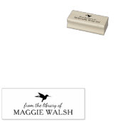 書籍のライブラリからミニマリストhummingbird ラバースタンプ (押印)