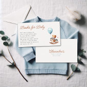 書籍のリクエスト真夏待ちロッキングボーイベビーシャワー エンクロージャーカード