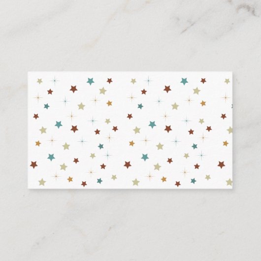 書籍の中性ドラゴンベビーシャワーカードを持って来る エンクロージャーカード (裏面)