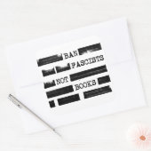 書籍の修正を禁止するファシスト スクエアシール (封筒)