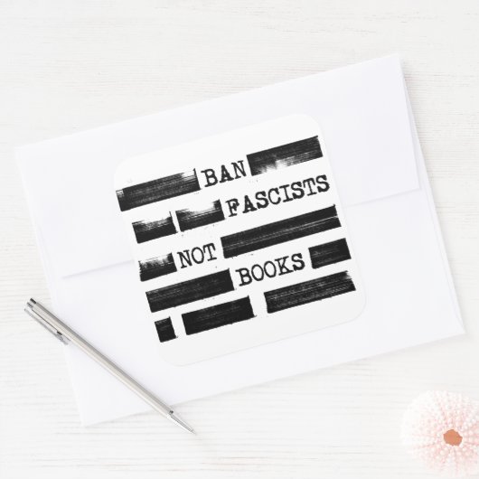 書籍の修正を禁止するファシスト スクエアシール (封筒)