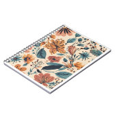 書籍の冷却フラワーデザイン ノートブック (左側)