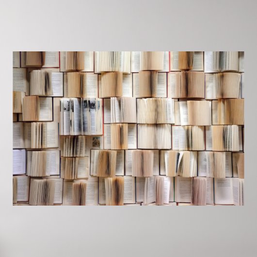 書籍の壁装飾壁 ポスター (正面)