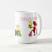 書籍の愛お茶ねこコーヒーマグ コーヒーマグカップ (正面右)