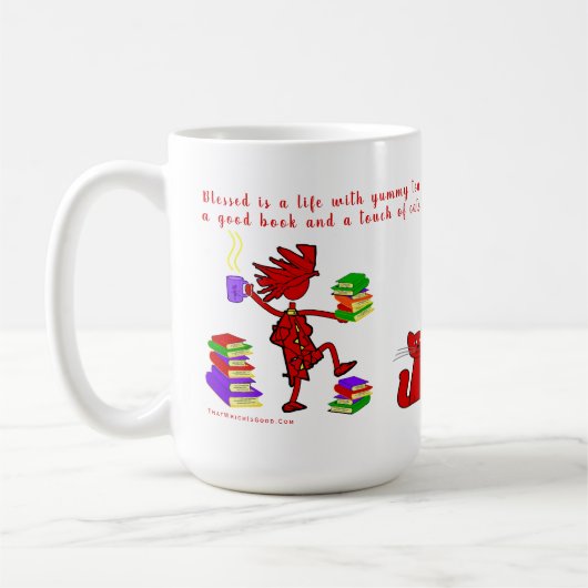 書籍の愛お茶ねこコーヒーマグ コーヒーマグカップ (左)