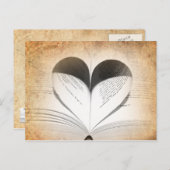 書籍の愛 ポストカード (正面/裏面)
