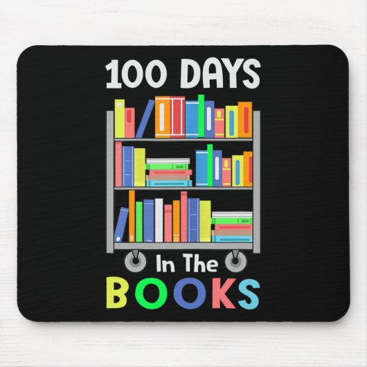 書籍の100の日読Librarian先生St マウスパッド (正面)