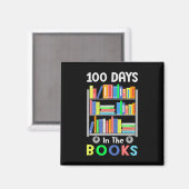 書籍の100の日読Librarian先生St マグネット (正面/裏面)