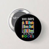 書籍の100の日読Librarian先生St 缶バッジ (正面&裏面)