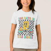書籍の100日読の先生100日目 トライブレンドTシャツ (正面)