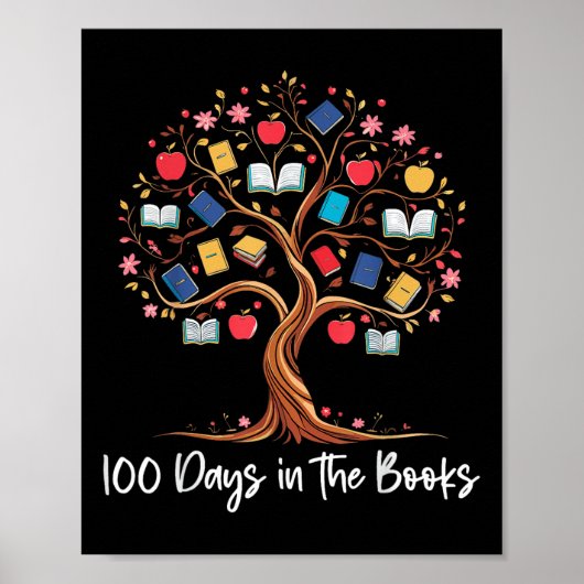 書籍の100日読の先生100日目 ポスター (正面)