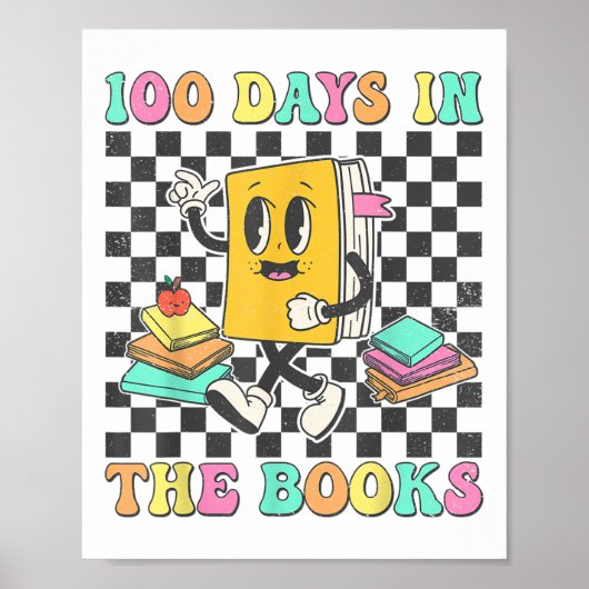 書籍の100日読の先生100日目 ポスター (正面)