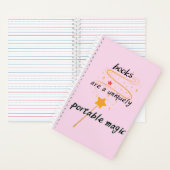 書籍はユニークな携帯魔法 ノートブック (内側)