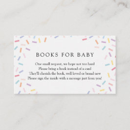 書籍を振りかけてベビー依頼 エンクロージャーカード