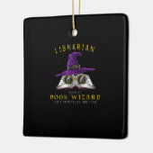 書籍ウィザードの役職タイトル·ライブおもしろいラリアことわざ セラミックオーナメント (左)