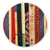 書籍カラフル抽象芸術セラミックノブ セラミックノブ (正面)