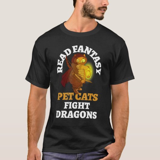 書籍キャットドラゴンズおもしろい本虫ファンタジーB Tシャツ (正面)
