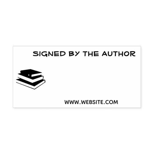 書籍セルフインキング署名作家蔵書票小説 セルフインキングスタンプ (デザイン)
