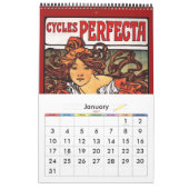 書籍ヴィンテージアルフォンスミュシャ14画像名品 カレンダー (1月 2027)