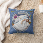 書籍中毒者のための枕 クッション (ブランケット)