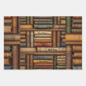 書籍名の付いた日カスタマイズ付誕生日 ラッピングペーパーシート (正面)