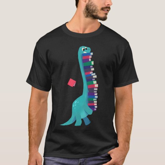 書籍恐竜01クラシック Tシャツ (正面)