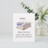 書籍愛好家 ポストカード (スタンド正面)