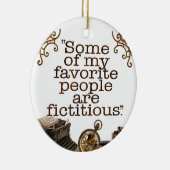 書籍愛好家/作家/作家陶芸オーナメント セラミックオーナメント (右)