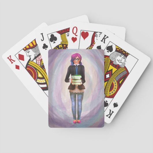 書籍愛好者 トランプ (裏面)