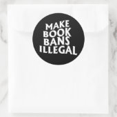 書籍禁止を無効にする ラウンドシール (バッグ)