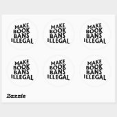 書籍禁止を無効にする ラウンドシール (シート)