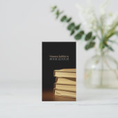 書籍編集の作家小説家詩人ジャーナリストブログ 名刺 (スタンド正面)